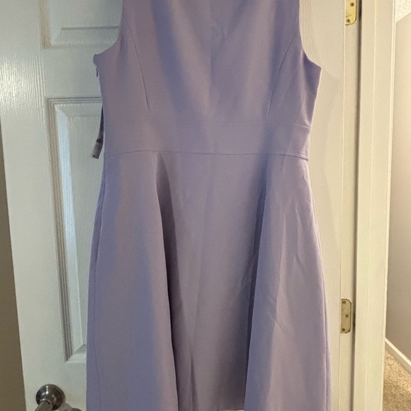 Evan Picone Lavender Midi Dress - Picture 1 of 4